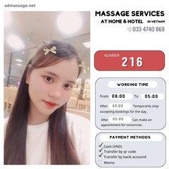 NUMBER 216: MASSAGE AT HOME HA NOI VIETNAM