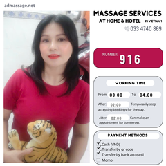 Number 916: MASSAGE SERVICES AT HOME AND HOTEL IN HO CHI MINH CITY
