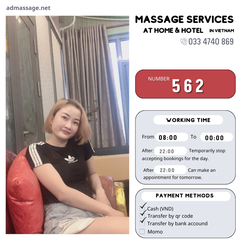 Number 562: MASSAGE SERVICES AT HOME AND HOTEL IN DA NANG (VIETNAM)
