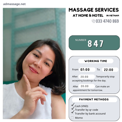 NUMBER 847: MASSAGE AT HOME HO CHI MINH VIETNAM