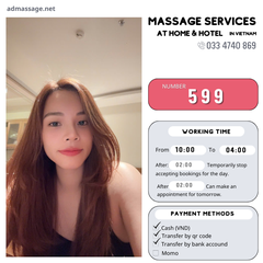 Number 599: MASSAGE SERVICES AT HOME AND HOTEL IN DA NANG (VIETNAM)