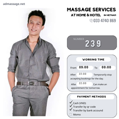 NUMBER 239: MASSAGE AT HOME HA NOI VIETNAM