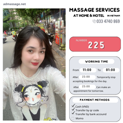 NUMBER 225: MASSAGE AT HOME HA NOI VIETNAM