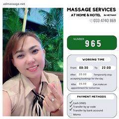 NUMBER 965: MASSAGE AT HOME HO CHI MINH VIETNAM