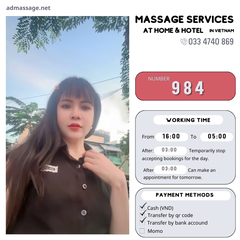 NUMBER 984: MASSAGE AT HOME HO CHI MINH VIETNAM