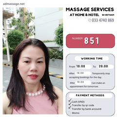 NUMBER 851: MASSAGE AT HOME HO CHI MINH VIETNAM