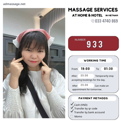 Number 933: MASSAGE SERVICES AT HOME AND HOTEL IN HO CHI MINH CITY