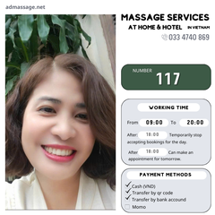 NUMBER 117: MASSAGE AT HOME HA NOI VIETNAM