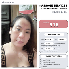 NUMBER 918: MASSAGE AT HOME HO CHI MINH VIETNAM