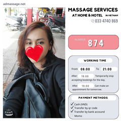 NUMBER 874: MASSAGE AT HOME HO CHI MINH VIETNAM