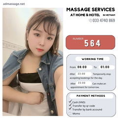 Number 564: MASSAGE SERVICES AT HOME AND HOTEL IN DA NANG (VIETNAM)
