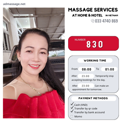 NUMBER 830: MASSAGE AT HOME HO CHI MINH VIETNAM