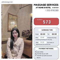 Number 573: MASSAGE SERVICES AT HOME AND HOTEL IN DA NANG (VIETNAM)