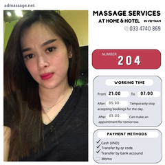 NUMBER 204: MASSAGE AT HOME HA NOI VIETNAM