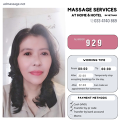 NUMBER 929: MASSAGE AT HOME HO CHI MINH VIETNAM