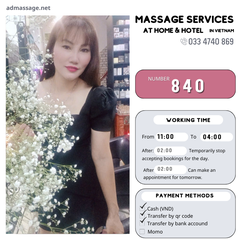 NUMBER 840: MASSAGE AT HOME HO CHI MINH VIETNAM