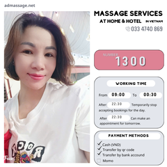 NUMBER 1300: MASSAGE AT HOME BA RIA VUNG TAU VIETNAM