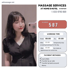 Number 587: MASSAGE SERVICES AT HOME AND HOTEL IN DA NANG (VIETNAM)