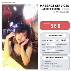 Number 560: MASSAGE SERVICES AT HOME AND HOTEL IN DA NANG (VIETNAM)