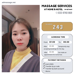 NUMBER 243: MASSAGE AT HOME HA NOI VIETNAM