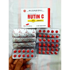 Rutin C Đại Uy 100 viên - Bổ sung vitamin C, tăng cường bền mạch máu, giảm chảy máu chân răng