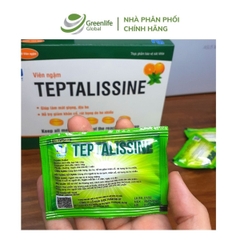 Kẹo ngậm ho Teptalissine DAI UY - Hỗ trợ giảm rát họng, khản tiếng, dịu họng (vị bạc hà hương tràm)