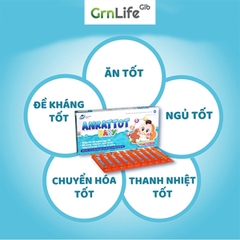 Siro ăn ngon cho bé GrnLife Anrattot Baby - giúp bé ngủ ngon, tăng cân tăng đề kháng, giảm biếng ăn