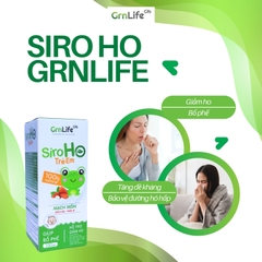 Siro ho trẻ em Grnlife - Hỗ trợ giảm ho, giúp bổ phế, tăng cường hệ miễn dịch (Chai 100ml)