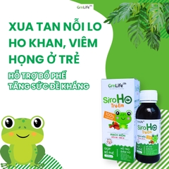 Siro ho trẻ em Grnlife - Hỗ trợ giảm ho, giúp bổ phế, tăng cường hệ miễn dịch (Chai 100ml)