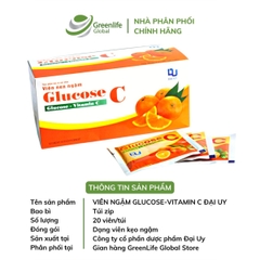 Kẹo ngậm C vitamin - Glucose Đại Uy dễ ăn, bổ sung vitamin, tăng cường đề kháng, tránh chảy máy chân răng