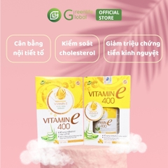 Vitamin E 400IU GrnLife - viên nang mềm đẹp da, tinh dầu lô hội chống lão hóa, lọ 30 viên chính hãng