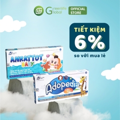 Combo CAO LỚN cho bé GrnLife - Giúp trẻ tăng chiều cao, thèm ăn, ngủ ngon và phát triển toàn diện