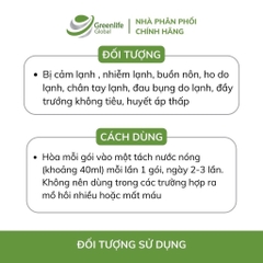 Trà gừng Đại Uy (Hộp 10 túi trà) - Làm ấm cơ thể, giảm đầy hơi, cảm lạnh