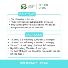 Canxi cho bé GrnLife Adopedia siro vị sữa - Giúp xương chắc khoẻ, tăng chiều cao (hộp 20 ống)