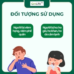 Siro ho trẻ em Grnlife - Hỗ trợ giảm ho, giúp bổ phế, tăng cường hệ miễn dịch (Hộp 20 ống)