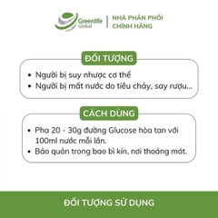 Đường Glucose Đại Uy 500G - bù nước, khoáng chất ngay lập tức, hấp thụ trực tiếp vào cơ thể, có thể thay thế đường kính