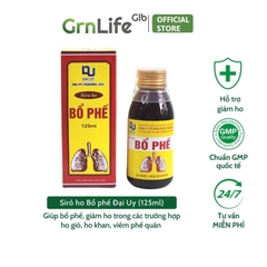 Bổ Phế Đại Uy - siro ho thảo dược hỗ trợ giảm ho, long đờm, dịu họng (Chai 125ml)