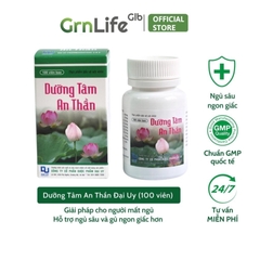 Ngủ ngon DƯỠNG TÂM AN THẦN- Đại Uy (hộp 100 viên) - giúp ăn ngủ ngon nguồn gốc dược liệu thiên nhiên