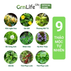 Mát gan giải độc GrnLife - Thải độc, thanh nhiệt cơ thể, hỗ trợ giảm mụn và nóng trong