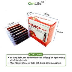 PHILATOP NEW ống nhựa Đại Uy, cho trẻ em biếng ăn chậm lớn còi xương, người già đề kháng kém