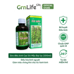 Siro Cao Ích Mẫu Đại Uy- Bổ huyết điều kinh, giúp điều hòa kinh nguyệt (chai 200ml)