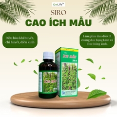 Siro Cao Ích Mẫu Đại Uy- Bổ huyết điều kinh, giúp điều hòa kinh nguyệt (chai 200ml)