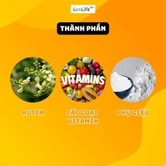 Viên nang mềm DAI UY Rutin C hộp 30 viên - Hỗ trợ tăng sức bền thành mạch,giảm chảy máu chân răng