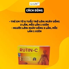 Viên nang mềm DAI UY Rutin C hộp 30 viên - Hỗ trợ tăng sức bền thành mạch,giảm chảy máu chân răng
