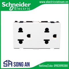 Ổ cắm đôi 3 chấu 16A