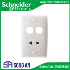 Bộ ổ cắm đơn 2 chấu 16A và 2 lỗ trống