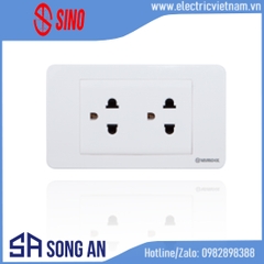 Ổ cắm đôi 3 chấu S18A