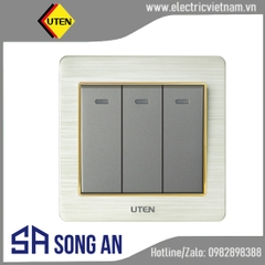 Công tắc ba 1 chiều Uten V6.0