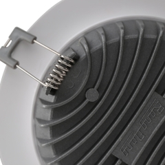 Đèn LED âm trần Downlight đổi màu 9W Viền Vàng