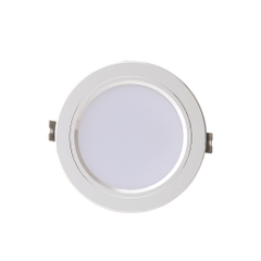 Đèn LED âm trần downlight đổi màu 7W viền bạc